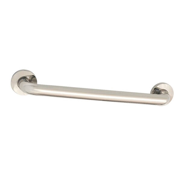 Kingston Brass DR514166 16-Inch x 1-1/4-Inch O.D Grab Bar, Polished Nickel DR514166 - main